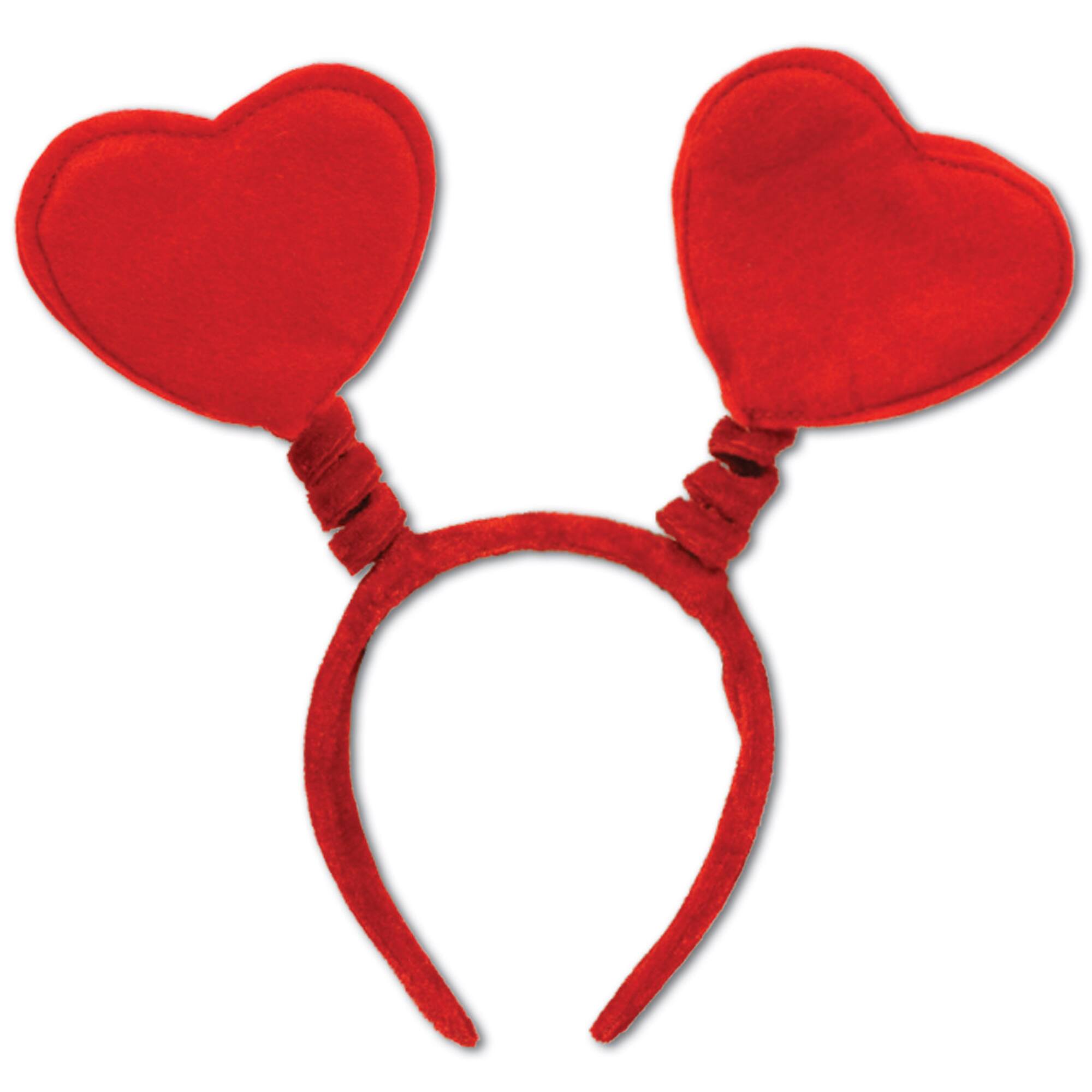 Beistle Adult Red Heart Boppers, 2ct.